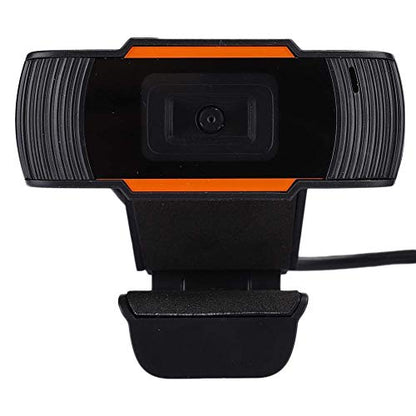ciciglow Webcam,720P Computer Camera,USB 2.0 with Built-in Sound-Absorbing Microphone,Supports a Variety of Video Conferencing Software,Suitable for Laptop Desktops