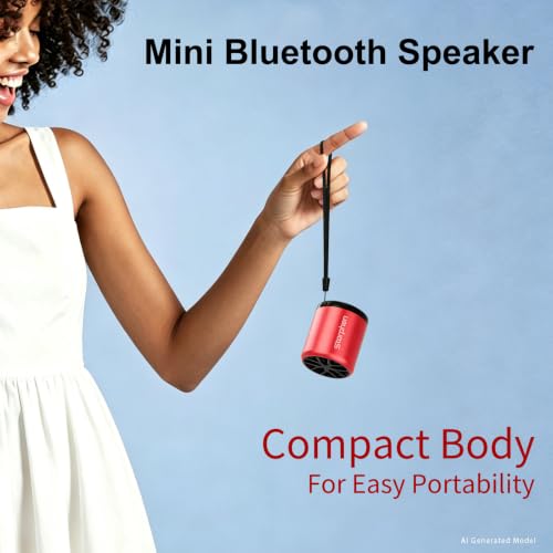 Mini Portable Bluetooth Speaker - color: M9 Red