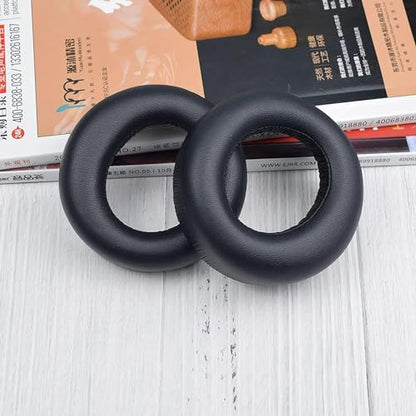 Adhiper Replacement Ear Pads for Sony PlayStation 5 Pulse PS5 3D Headset,PS5 Protein Leather Ear Cushions,Securely Memory Foam Headset Earpads(Black - color: Black