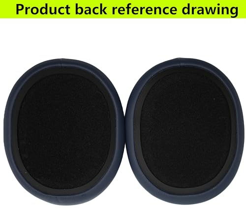 Replacement Ear Pads for Skullcandy Crusher Wireless Black | For Skullcandy Crusher360/Hesh3/Hesh ANC/Hesh Evo/Venue ANC/Crusher Evo/Crusher ANC headphones Ice cooling gel earmuffs - color: Blue/Leather