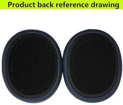 Replacement Ear Pads for Skullcandy Crusher Wireless Black | For Skullcandy Crusher360/Hesh3/Hesh ANC/Hesh Evo/Venue ANC/Crusher Evo/Crusher ANC headphones Ice cooling gel earmuffs - color: Blue/Leather