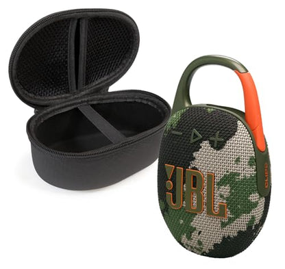 JBL Clip 5 Bluetooth Speaker and divvi! Protective Case - Camo - color: Camo