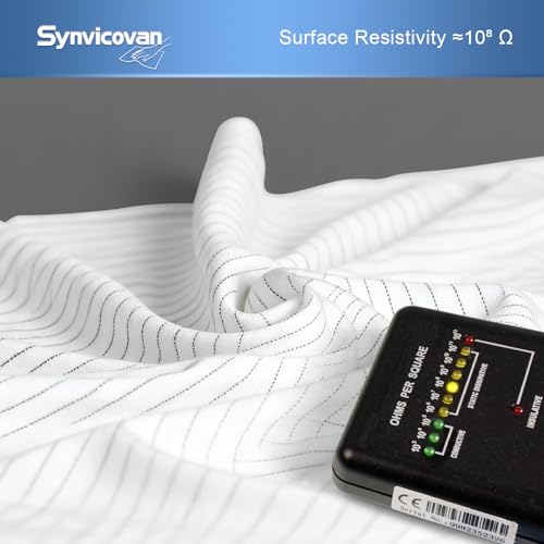 Anti-Static Microfiber cloths 4"x4"(400 Pcs,200GSM) | Lint Free Cloths,Reusable,Special ESD Protection Design is Suitable for Protecting Sensitive Electronic Components and Tools - size: 4"x4" (Pack of 400)