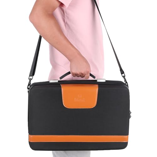 Mchoi PS5 Carrying Case-Customized Hard Shell Travel Bag with Password Lock for Playstation 5 Console, Controller, Games, Gaming Headset & Accessories, Case Only