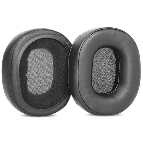 Ear Pads Replacement Compatible with Senal SMH-1000 SMH-1200 Monitor Headphones Earpads Ear Cushions Protein Leather Black