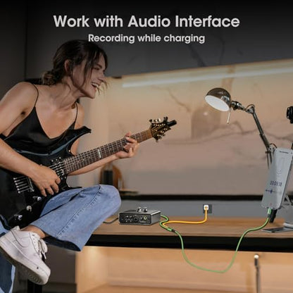 OTG Cable, iPhone Streaming Digital Audio Cable | With USB charging plug, With DAC/ADC decord chipset, Compatible with FiiO amp, mixer for podcast, creator and musician - size: 16 Ft.