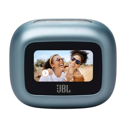 JBL Live Beam 3 - True Wireless Noise-Cancelling Stick-Closed Earbuds, 48Hrs Total Playback, Wireless Charging, 6 Mics for Perfect Calls, Multi-Point Connection, IP55 Waterproof and dustproof (Blue) - color: Blue