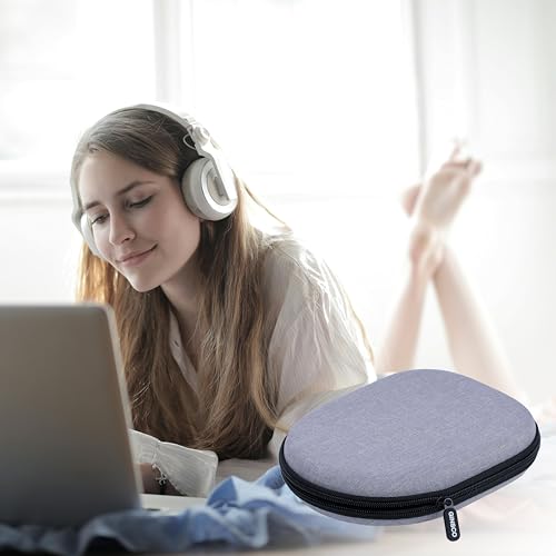 Ginsco Headphone Case Compatible with JBL Tune 510BT/520BT/500BT with Sony WH-CH520/510, Ultra-Slim Hard Shell Headphone Case for On Ear Headphones (Gray) - color: Gray