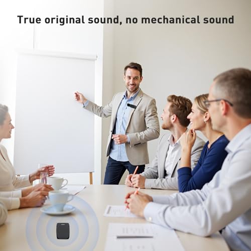 ZOWEETEK Wireless Voice Amplifier with Lavalier Mic for Teachers | Portable Speaker, Clip-On Microphone, Mini Design, Personal Mic System, for Speech, Meeting, Yoga - color: Black