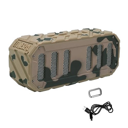 TUNES2GO Rugged Rocker Waterproof Bluetooth Speaker - Portable Speaker - Outdoor Bluetooth Speakers