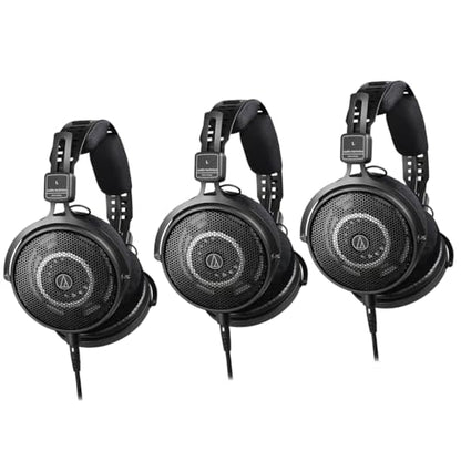 Audio-Technica ATH-R50x Pro Over-Ear Reference Headphones, Black, 3-Pack