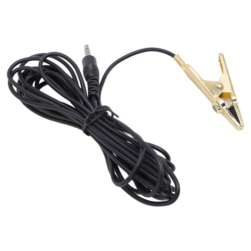 Qinlorgo Lavalier Microphone, High Sensitivity Unidirectional Condenser Mic for Lectures Podcasts, with 3 Meter Cable, Compatible with Wireless Transmitter