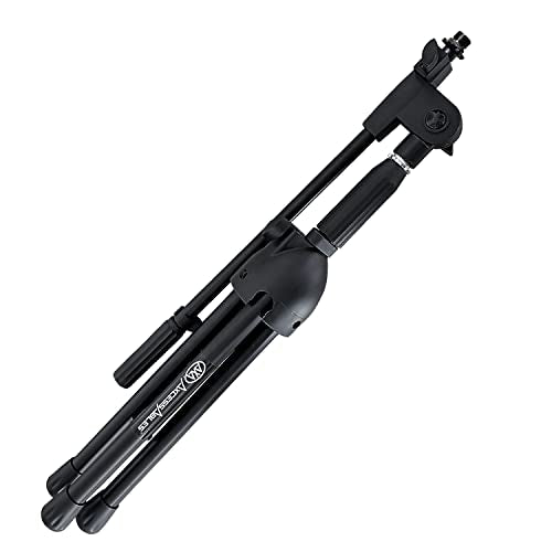 AxcessAbles Short Microphone Stand with 34" Telescoping Boom Arm | Low Profile Mic Tripod for Drums and Guitar Amps - style: 1 Mic Stand