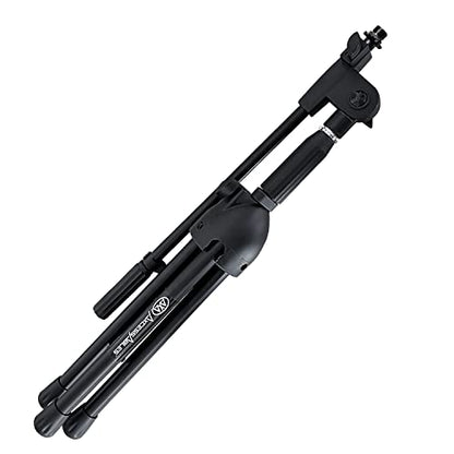 AxcessAbles Short Microphone Stand with 34" Telescoping Boom Arm | Low Profile Mic Tripod for Drums and Guitar Amps - style: 1 Mic Stand