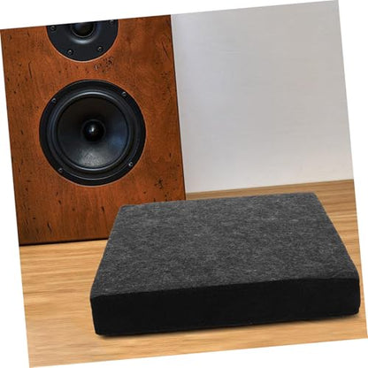 Toyvian Desk Speaker Cushion Pads Acoustic Insulation for Studio Monitors Sound Absorbing Mat for Home Audio Vibration Isolation for Recording Studio Thickness