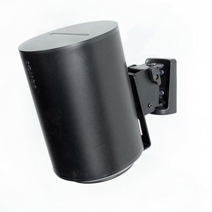 Monzlteck Wall Mount Bracket for Sonos Era 100, Heavy Duty Metal Smart Speaker Holder, Full Motion Swivel and Tilt (3° to -23°), ±45° Horizontal Rotation, Tool-Free Adjustment, Easy Installation