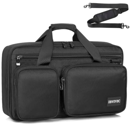 IBVIVIC DJ Controller Case Bag Fits for DDJ-FLX4, DDJ SB3/DDJ SB2, DDJ 400 | Fits DDJ RB Padded DJ Travel Carrying Bag DJ Mixer Case with Adjustable Shoulder Strap - size: DDJ-FLX4/SB2/SB3