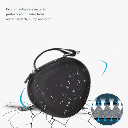 Aproca Kids Headphones Case Compatible with iClever BTH12 / HS19 / BTH26 Kids Bluetooth Headphones, Storage Hard Bag -Black (Case Only) - color: Black