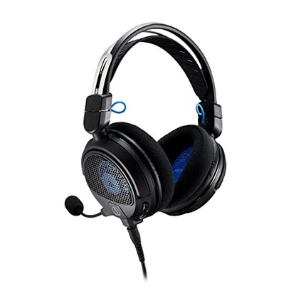 Audio-Technica ATH-GDL3BK Open-Back Gaming Headset, Black (Renewed)
