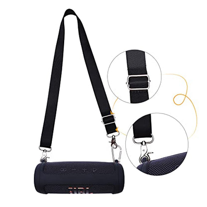 LTGEM Case for JBL Flip 6 Portable Waterproof Speaker - color: Flip 6 case Black, style: for JBL Flip 6