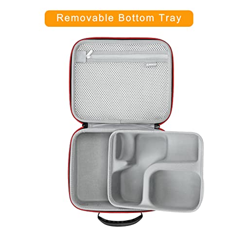 RLSOCO Hard Case Compatible With Shure MV7X / MV7+ / MV6 / MV7 / MV7i Podcast Dynamic Microphone & Shure SM7B / SM7dB Vocal Dynamic Microphone - color: Black
