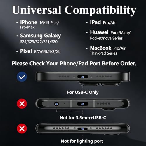 Fidioto 4 Pack USB C to 3.5mm Jack Audio Adapter, USB C to Headphone Jack Adapter Compatible with iPhone17/ 16 Plus 17/16 Pro Max/Samsung Galaxy/Ultra/iPad Pro/MacBook/Pixel (Black) - color: 4pack-Black