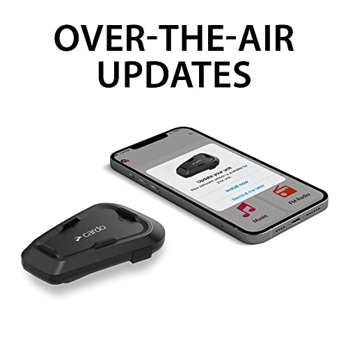 Cardo Systems Spirit Motorcycle Bluetooth Communication Headset - Black, Dual Pack - size: 2 Pack, style: Spirit