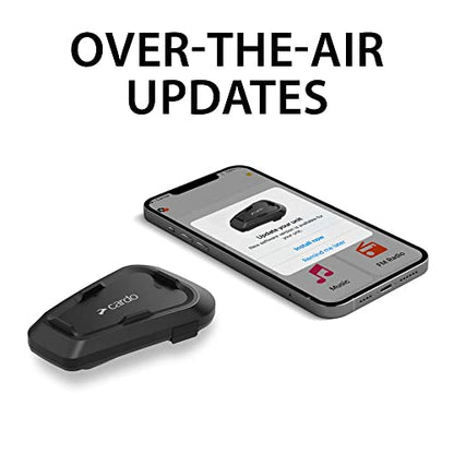 Cardo Systems Spirit Motorcycle Bluetooth Communication Headset - Black, Dual Pack - size: 2 Pack, style: Spirit