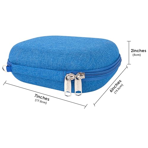 Hard Headphone Case Compatible with JBL Tune 510BT, 520BT, 525BT, 500BT, 560BT, 570BT,Tune 600BTNC, 660NC, 670NC, Travel Carrying Bag for Live 460NC, Live 400BT,T450BT, E45BT (Dark Blue