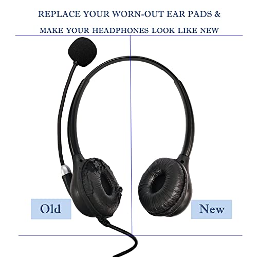 BINGLE Ear Cushions Ear Pads Replacement 50mm Covers for Plantronics/Jabra