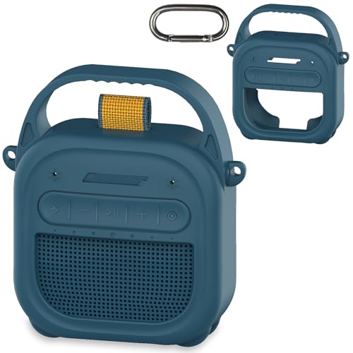 Silicone Cover Case for Bose SoundLink Micro 2 Bluetooth Speaker, Dark Blue - color: Twilight Blue