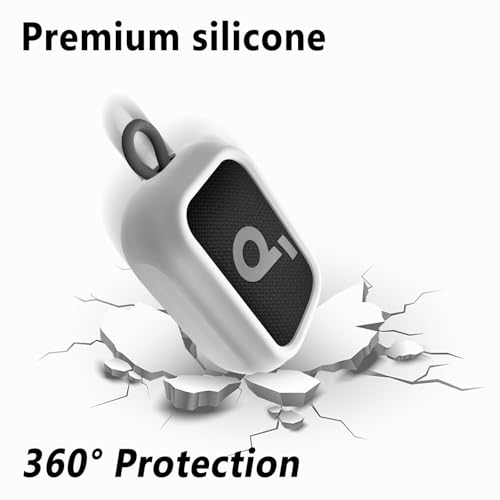 Geiomoo Silicone Case for Anker Select 4 Go Speaker, Protective Portable Scratch Shock Resistant Cover (White) - color: White