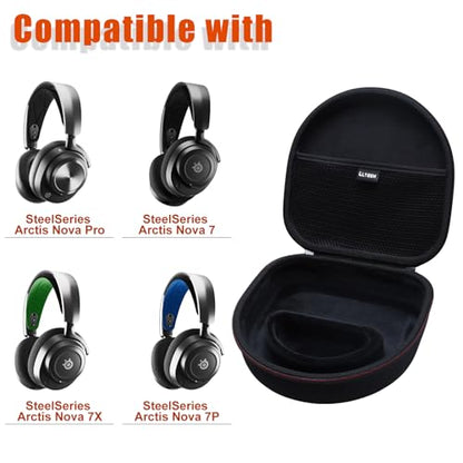 Case for SteelSeries Arctis Nova Pro/1/3/4/5/5X/5P/1P Gaming Headset | Hard Carrying Travel Case for SteelSeries Arctis Nova Pro/1/3/4/5/5X/5P/1P Wireless Gaming Headset - size: for SteelSeries Arctis Nova Pro