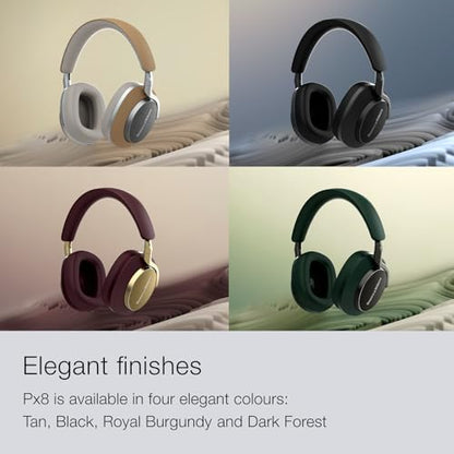 Bowers & Wilkins Px8 Over-Ear Wireless Headphones, Dark Forest - color: Dark Forest