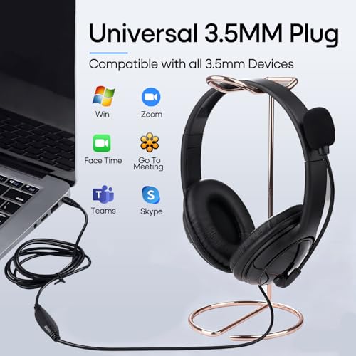 Bulk Headphones with Microphone 10 Pack for Classroom School, Wholesale Durable On-Ear Wired Headsets for Kids Students Adults Office Computer - size: 10 Pack-B