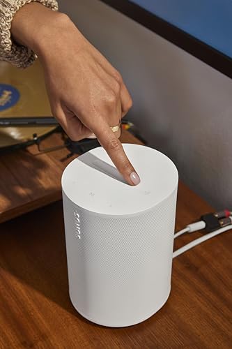 Sonos Era 100 SL Compact, Microphone-Free Speaker - White - color: White, size: Pack of 1