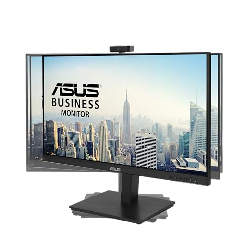 ASUS BE279QSK 27 Inch 1080P FHD Computer Monitor, Webcam, HDMI, DisplayPort - size: 27 Inch, style: Webcam Height Adjustable