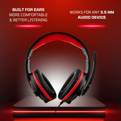 Nyko Ns-2600 Wired Headset for Nintendo Switch - Lightweight Headset for Switch and Switch Lite - Works with PC, PS4, PS5 - Nintendo Switch