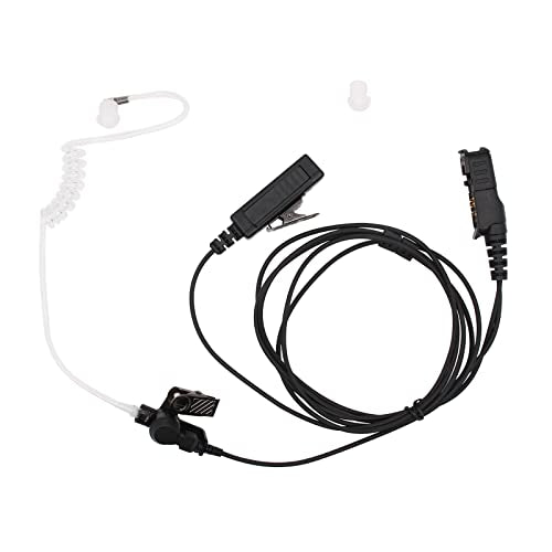 Acoustic Tube Earpiece Compatible for Motorola XPR3300e XPR3500e XPR3300 XPR3500 XPR3000 XPR3000e DP2400 DP2600 DEP550 MTP3250 XIR P6600 XiR P6620 Radio Headset PTT Mic (1 Pack)