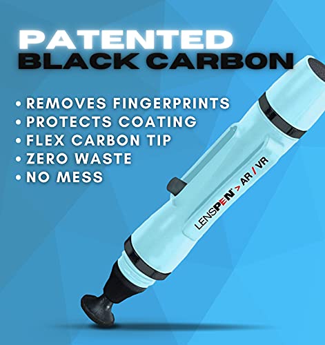 LensPen VR Headset Lens Cleaning Pen Gift – Original Black Carbon Patented Tech - Remove Fingerprints Dust Grease + Reduce Fog to Clean Augmented & Virtual Reality Goggles > Oculus, Valve Index, PS4