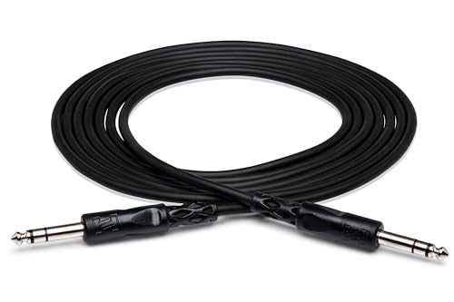 Hosa CSS-110 Balanced Interconnect, 1/4 Inch TRS to Same, 10 Feet - size: 10 Feet (Pack of 1)