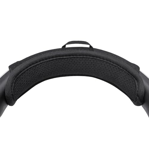 Headband Cushion Cover Compatible with Skullcandy Hesh Evo, Hesh ANC, Crusher ANC 2, Crusher Evo, Riff 2, Icon ANC Wireless Headphone, 6mm Thick Cushion, No Wobble Zipper Slider, Hanging Loop