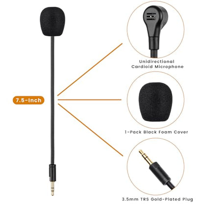 Barracuda X Mic for Razer Barracuda X Wireless Gaming Headphone, Detachable | 3.5mm Noise Cancelling Microphone for Xbox One, PS4, PS5, PC