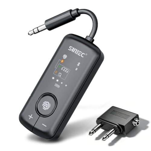Airplane Bluetooth LE Audio Adapter & Auracast Transmitter for Hearing Aids