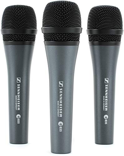 Sennheiser E835 Microphone, Pack of 3 - style: E835 3-Pack