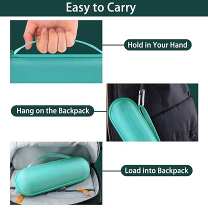 Aenllosi Hard Case for Beats Pill - Speaker Mint Green | EVA case construction, Water-resistant design, Dust-resistant design, Case only - color: Mint Green