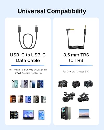 BOYA BY-MM1 AI On-Camera Shotgun Mic for Camera, DSLR, iPhone, Android
