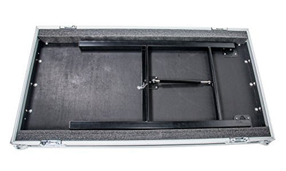 OSP Cases | ATA Road Case | 20-Space Amp Rack | 20" Deep | Standing Lid Table | RC20U-20SL - size: 20 Space, 20" Table