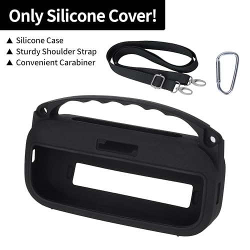 Silicone Cover Compatible with Bose SoundLink Flex 2nd Gen/Bose SoundLink Flex Portable Speaker (Black) - color: Black, size: Silicone Cover