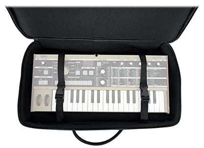 Rockville MCB22 Gig Bag Case for DJ MIDI Keyboard Controllers Guitar Pedal Boards, 23" Fit, Durable Padded Rainproof Design, Multiple Pockets, Adjustable Straps, for Musicians and DJs | Fits Guitar Pedals, Heavy-Duty Nylon, 8MM Foam Padding, YKK Zippers,
